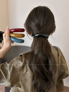 Elegant Simple Hair Clips Womens Back of Head Updo High Fashion Sense High Ponytail Twist Clip New 2025 Single Row Hair Accessories