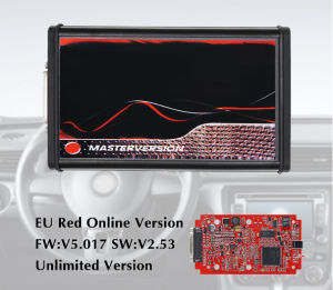 Thiết bị sao chép ECU động cơ hộp số qua OBD Kess V2 software 2.8 firmware V5.0.17 bảng mạch đỏ không token