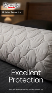 Novelle Bolster Protector I Bolster Pad I Bolster Protector I Washable Bolster Protector