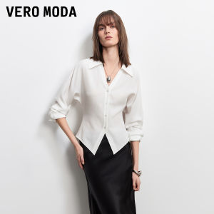 Vero Moda | Linen Lyocell V-neck Convertible Shirt Women