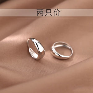 Fashionable S925 Sterling Silver Drop Earrings Womens Simple Circle Design Ear Jewelry Elegant Waterdrop Style Ear Cuffs