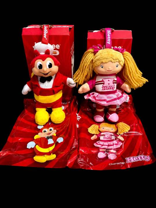 新品 Jollibee Hetty 2種セットBag Charm キーホルダー OFFICIAL Jollibee Hetty Bag Charm SEALED [ Jollibee Plush Doll