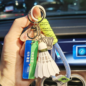 Creative Badminton Keychain Mens Elegant Acrylic Sport Gift Memorabilia Keyring Festive Supplies Tool Series Design