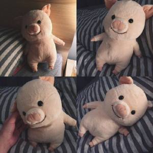 25cm Pig Plush Toys Stuffed Cute Animals Piggy Pillow Doll for Children Birthday Gifts for 3 Years and Above Gift for Boyfriend