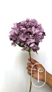 Bunga Palsu / Bunga Ungu Gradasi / Bunga Hydrangea / Hortensia