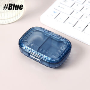 Pill Organizer Box Case Waterproof Travel Medicines Container Purse Essentials Small Fish Oil Holder Supplements Mini Pillbox