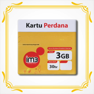 Kartu Perdana IM3 Freedom Internet 3GB | Area Jabodetabek Banten Karawang Sukabumi