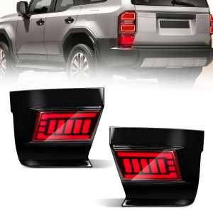 Đèn Sương Mù Sau LED Toyota Land Cruiser 250 Prado LC250 2024-2025 Đèn Cản Sau Đỏ Đèn Hậu Tích Hợp Xi Nhan Và Đèn Phanh Phụ Tùng Ô Tô