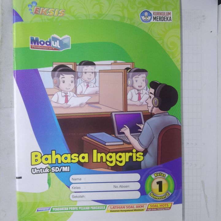 LKS SD MI BAHASA INGGRIS KELAS 1 SEMESTER 2 KURIKULUM MERDEKA | Lazada ...