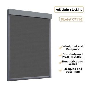 ZIYE | Waterproof Sunscreen Insulation Electric Curtain