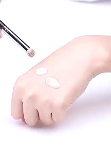 Stainless Steel Foundation & Concealer Mixing Palette Tray Set - Makeup Accessories for Easy Blending