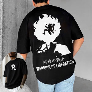 เสื้อยืดวันพีซผู้ชายลายมังกี้ ดี ลูฟี่ สไตล์ญี่ปุ่น คลาสสิก อนิเมะ ฤดูใบไม้ร่วง เสื้อแขนสั้นเด็กผู้ชาย ชุดย้อนยุคสำหรับพ่อแม่ลูก