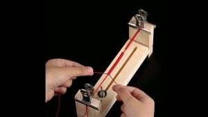 Aksesoris Tali Kayu: Gelang Paracord Kayu & Braket Knitter Tangan