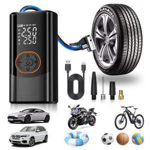 New Rechargeable Tire Inflator Electric Portable Inflator For Motorcycle Car Bicycle Air Compressor Football Ball Inflator Pump