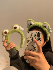 Dễ Thương Dây Buộc Tóc Ếch Nữ Ứng Dụng Mặt Nạ Rửa Mặt Đặc Biệt Hoạt Hình Vòng Tóc Sang Trọng Mùa Đông Dây Đeo Đầu Kẹp Càng Cua