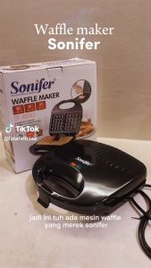 Sonifer Waffle Maker SF-6134 Nonstick Alat Pembuat Waffle Roti Elektrik