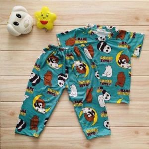 BWM CUTE TERNO COLORED TSHIRT PAJAMA BABY KIDS GIRLS CARTOON CHARACTER SLEEPWEAR PANTULOG FOR 6MONTHS -12 YRS OLD