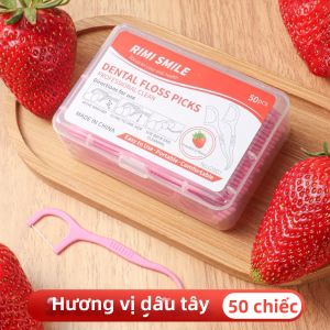 50 Chiếc Tăm Chỉ Nha Khoa Vị Trái Cây Thân Thiện Với Môi Trường Dùng Một Lần Dụng Cụ Làm Sạch Răng Cho Gia Đình Và Du Lịch