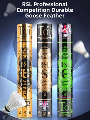 RSL | Durable Professional Goose Feather Badminton