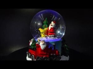 GM-1366 Christmas Snow Globe With Light 6.5cm