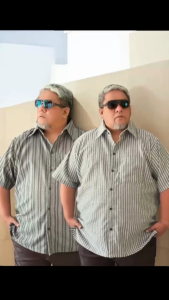 BUTTON DOWN CHAMBRAY COLLARED SHIRT PLUS SIZE MENS WEAR