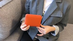 Large Capacity 9/24 slots Cards Wallet Bag Leather Zip Closure Mini Pocket Wallet for Credit Cards ID Driver License Pouch Womens And Mens High-End Credit Card Wallet