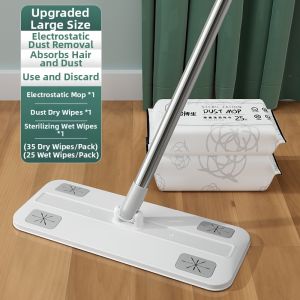 BC | Electrostatic Dust Removal Disposable No-Wash Mop for Home Use