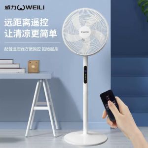 High Power Floor Standing Electric Fan Remote Control Office Use Large Wind Force Standing Fan Gift Item Non Intelligent Motor