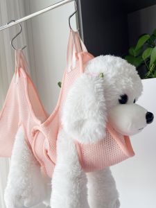 กระเป๋าสัตว์เลี้ยงในเตียงเครนสําหรับแมวและสุนัข ตัดป้องกันการกัด ดูแลเล็บ กระเป๋าแขวนสวยงามสําหรับสุนัขอาบน้ํา