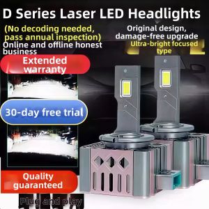 Super Bright LED Headlight Bulbs D1S D2S D3S D4S D5S D8S Conversion Kit Ultra-Light Car Headlights Bulbs High Intensity Discharge
