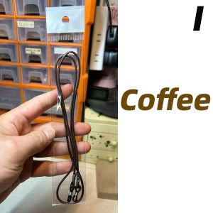 White Korean Style Wax Rope Glasses Chains Fashionable Sunglasses Anti-Slip Elderly Glasses Neck Chains Childrens Glasses Lanyard