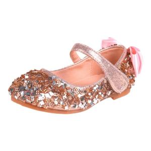 Aisha Crystal Girls Flat Shoes Soft Soles