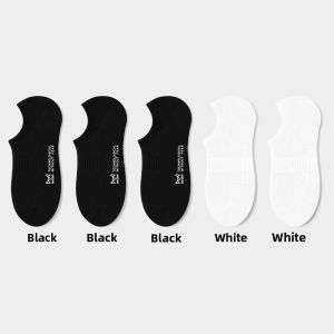 Miiow | Mens Summer Thin Breathable Mesh Socks Anti-Odor Absorbent Cotton Boat Socks Pure Color MiiOW Cat Man Socks Comfortable Short Socks