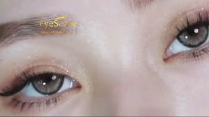 DIAMOND BROWN 1pair Doll Eye Contact Lenses Big Eye 14.5mm Color Contact lens Yearly use