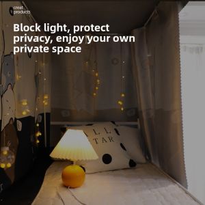 Heavy Light Blocking Thick Bed Curtain