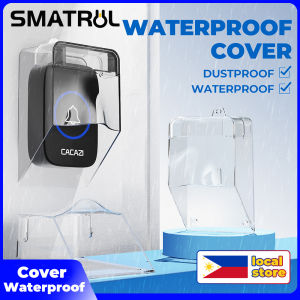 SMATRUL Waterproof cover for wireless doorbell door CALL dust cover Button Transmitter Launchersand Outdoor universal FOR CACAZI
