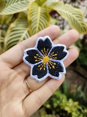 ( Tinggal Setrika ) Stiker Bordir Baju Bunga Iron Patch Flower Timbul Patch Iron Lucu Murah Tambalan Kaos Bolong Tembelan Celana Robek Tempelan Jaket Sobek bordir Tempel Bordil Bordiran