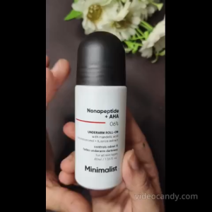 Minimalist Nonapeptide + AHA BHA 06% Underarm Roll On | Controls Odour & Fades Darkness | 40 ml