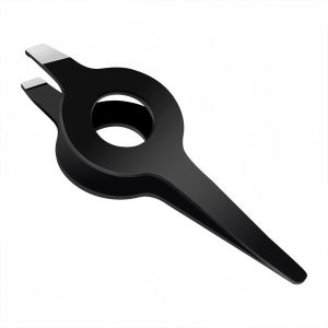 1PCS Professional Slant Tweezer with Hollow out Handle Pig Hair Clipper Eyebrow And Facial Hair Remover Practical Beauty Tool fo
