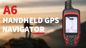 GARRYFIZH A6 Handheld GPS for Hiking Rugged Waterproof GPS Navigator with 20 Hrs of Battery Life 2 Navigation Mode 2.4" Color Display and GPS Compass Moon Phase Information US Plug
