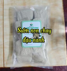 Sườn non chay đậu nành loại ngon 500g thuần chay - đồ ăn chay dễ chế biến