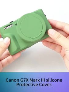 For Canon G7XIII G7X3 Silicone Case Camera Body Cover Protective Casing for Canon Powershot G7X Mark III Camera Accessories