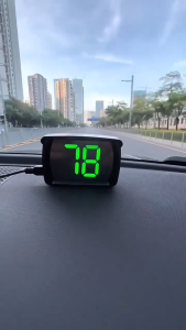 GPS Đồng hồ tốc độ kỹ thuật số ô tô Plug & Play Khả năng tương thích đa năng Màn hình hiển thị đầu xe HUD Đồng hồ đo tốc