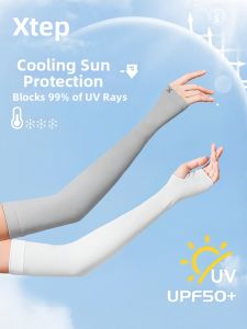 XTEP | UV Protection Cool Thin Arm Sleeves for Summer