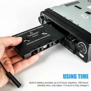 Car Speaker Bluetooth 5.0 wireless cassette receiver universal converter car MP3/SBC/ stereo tape converter AUX adapter