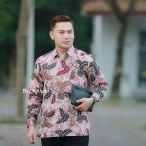 Baju Batik Pria Mewah Baju Batik Pria Untuk Pesta Pernikahan Baju Batik Pria Keren Baju Batik Aluna Baju Batik Pria Lengan Panjang Premium Aluna PCW 025
