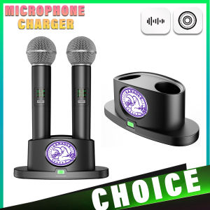 Wireless Handheld Microphone Charger Plug and Play Universal Microphone TYPE-C Desktop Charging Stand Microphone Storage Stand