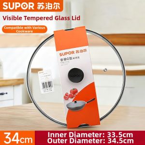Supor | Tempered Glass Pot Lid For Cookware
