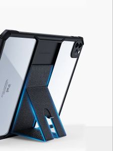 [Giao Hỏa Tốc] Ốp lưng XUNDD iPad Pro 11 inch/ 13 inch (M4-2024)/ Pro 11 inch/ 12.9 inch (M2-2022/M1-2021/2020) - Chống shock Mặt lưng trong suốt Viền TPU CÓ CHÂN ĐỨNG
