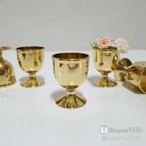 Brass byfa F1210 - ถ้วยไข่เตี้ย ถ้วยชามีฐาน ถ้วยทรงไข่